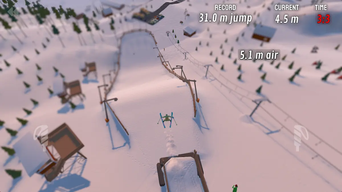 Snowpark con salti e strutture in Grand Mountain Adventure